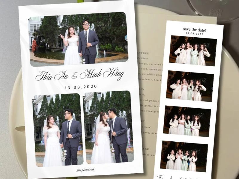 photobooth tiệc cưới
